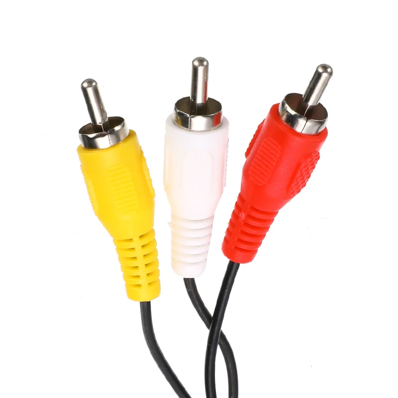 Новый 1 8 м RGB Scart to 3 RCA Аудио Видео кабель для Nintendo NES высокое качество | Электроника