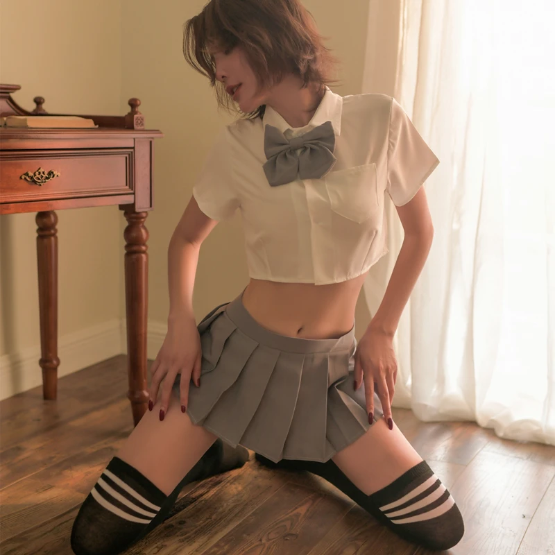 Erotic Lingerie Sexy Costumes Cosplay Women Student Uniform Temptation Exotic Underwear Set Babydoll School Girls Miniskirt 2021 |