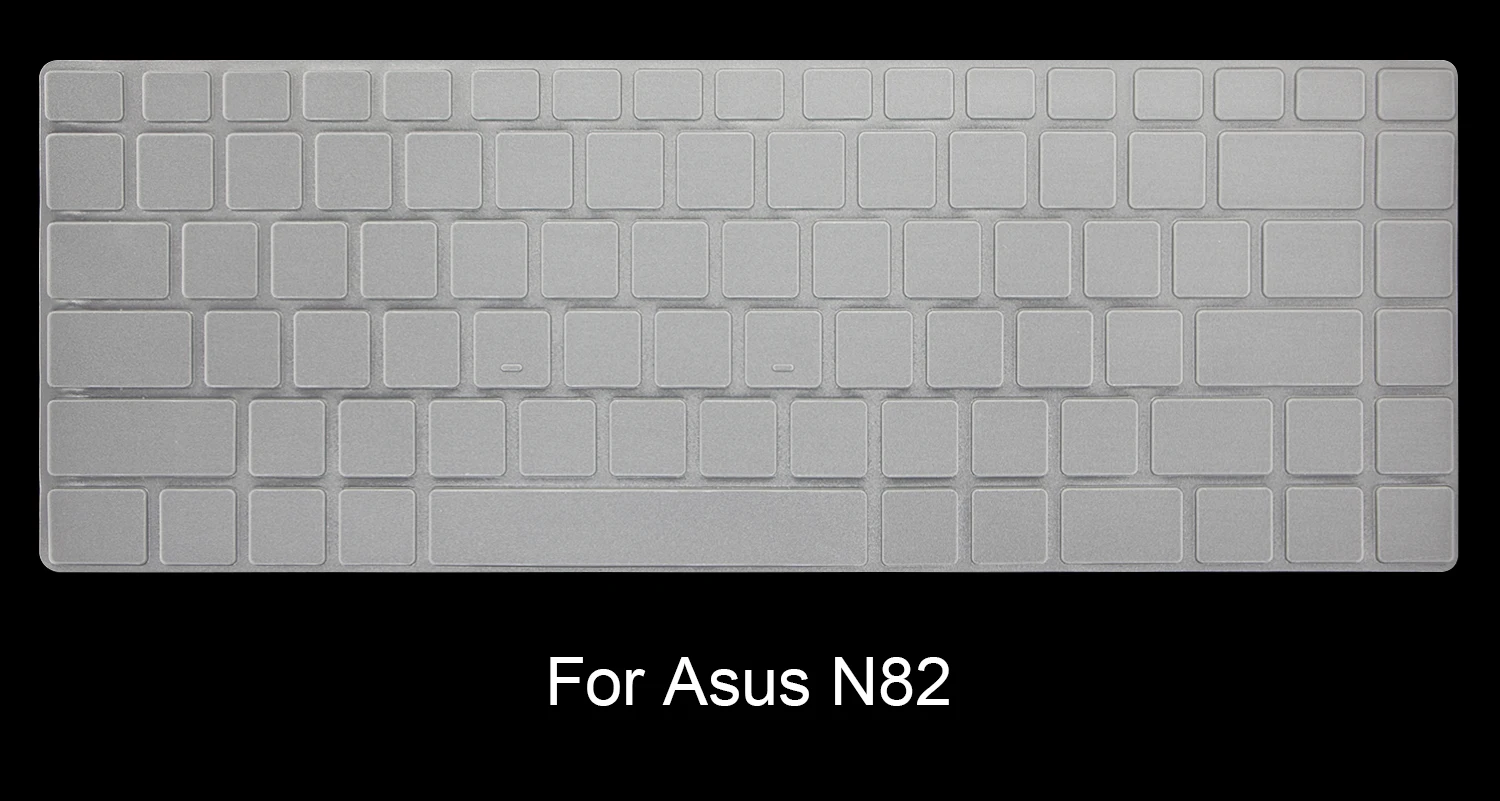 HRH прозрачная клавиатура из ТПУ чехол для Asus N82 K46 K45 U30JC U31JG U40S U41JF U45JC U36JC U80 U35 U36 U41 U43