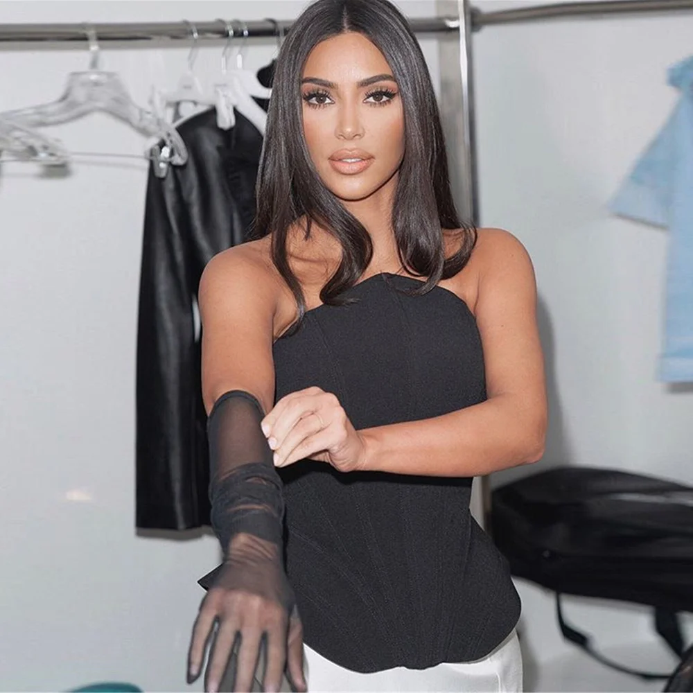 

Off Shoulder Sleeveless Fitness Back Zipper Sexy Streetwear Broadcloth Material Women Tank Top