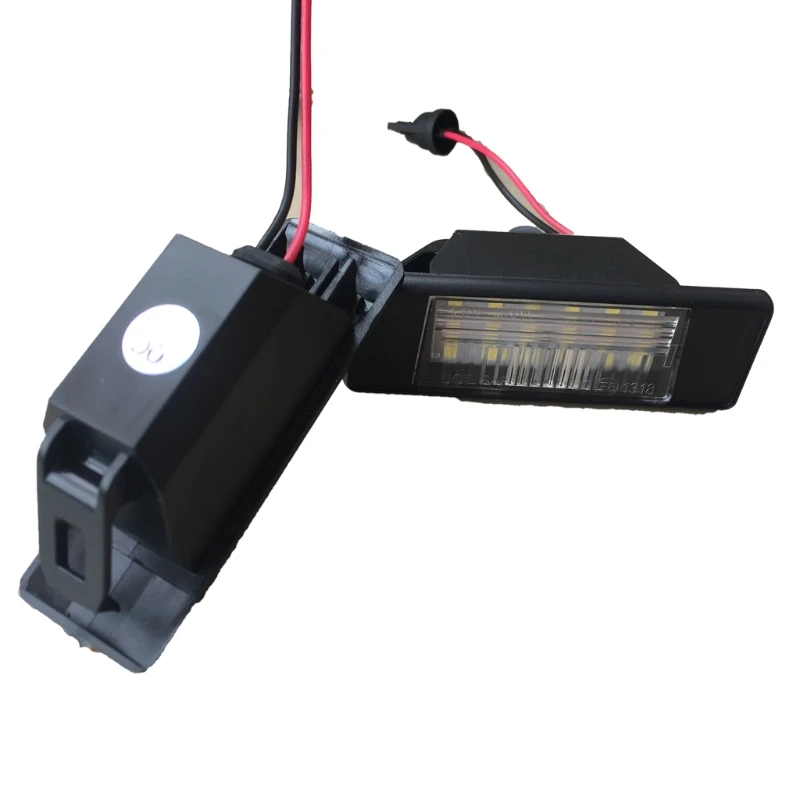 

2pcs Car Rear LED Number License Plate Light Lamp for X-Trail JUKE Qashqai Versa MOLE