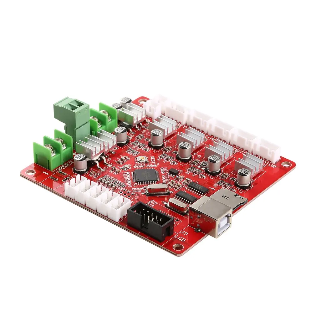 ANET V1.7 3d принтер материнская плата Reprap Ramps1.4 12 В ЖК-Плата управления с USB разъемом для A2 A6 A8 3D настольный принтер