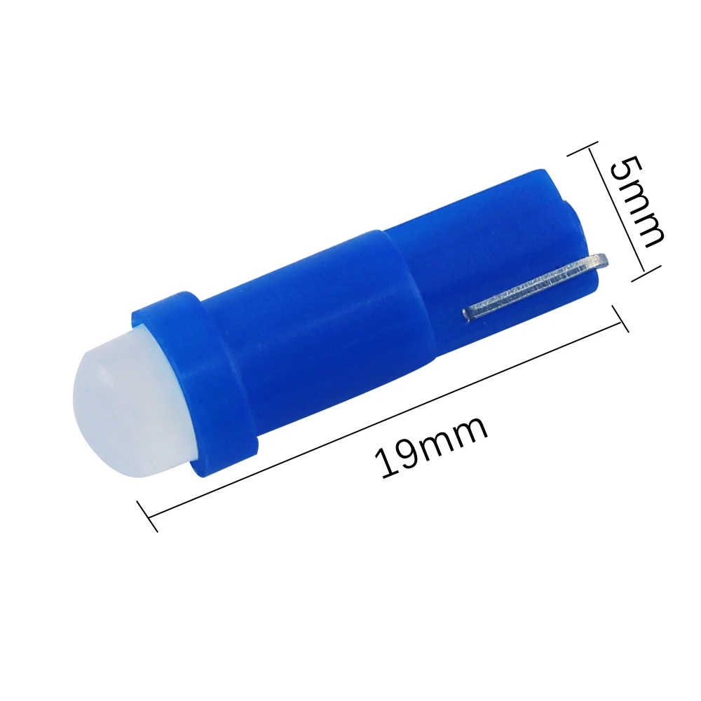 XUANYAN 5 шт. лампа для салона автомобиля T5 COB Led 1 SMD автомобиль инструмент световая