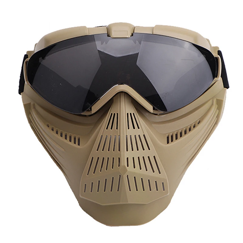 

Tactical Masks for Men Military Full Face Airsoft Mask with High Strength PC Lens Eye Protection