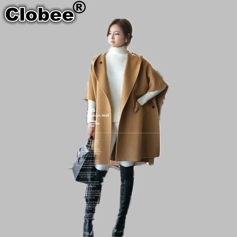 2020 новый европейский стиль женское Шерстяное Пальто Тренч Для Дамский Плащ