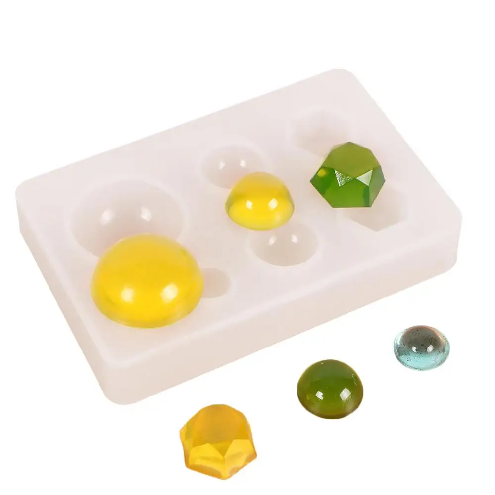 1 шт литье из смолы мяч эпоксидная силиконовая форма Кристалл Алмаз Кулон