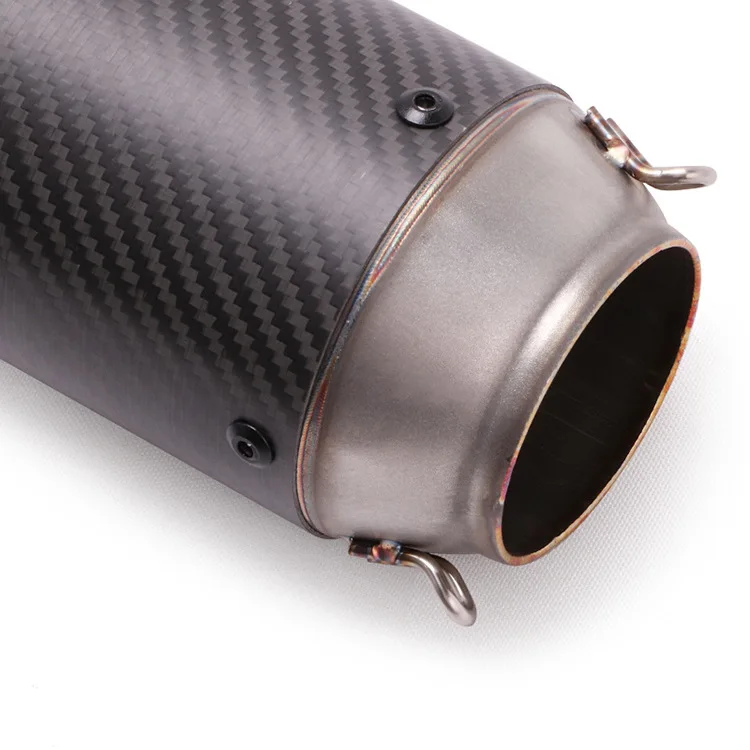 Универсальная выхлопная труба из углеродного волокна для мотоцикла 51 мм/60 мм| |