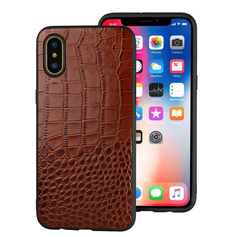 Чехол для Телефона IPhone 6 6s 7 8 Plus X Xs Xr Max роскошный чехол из воловьей кожи с