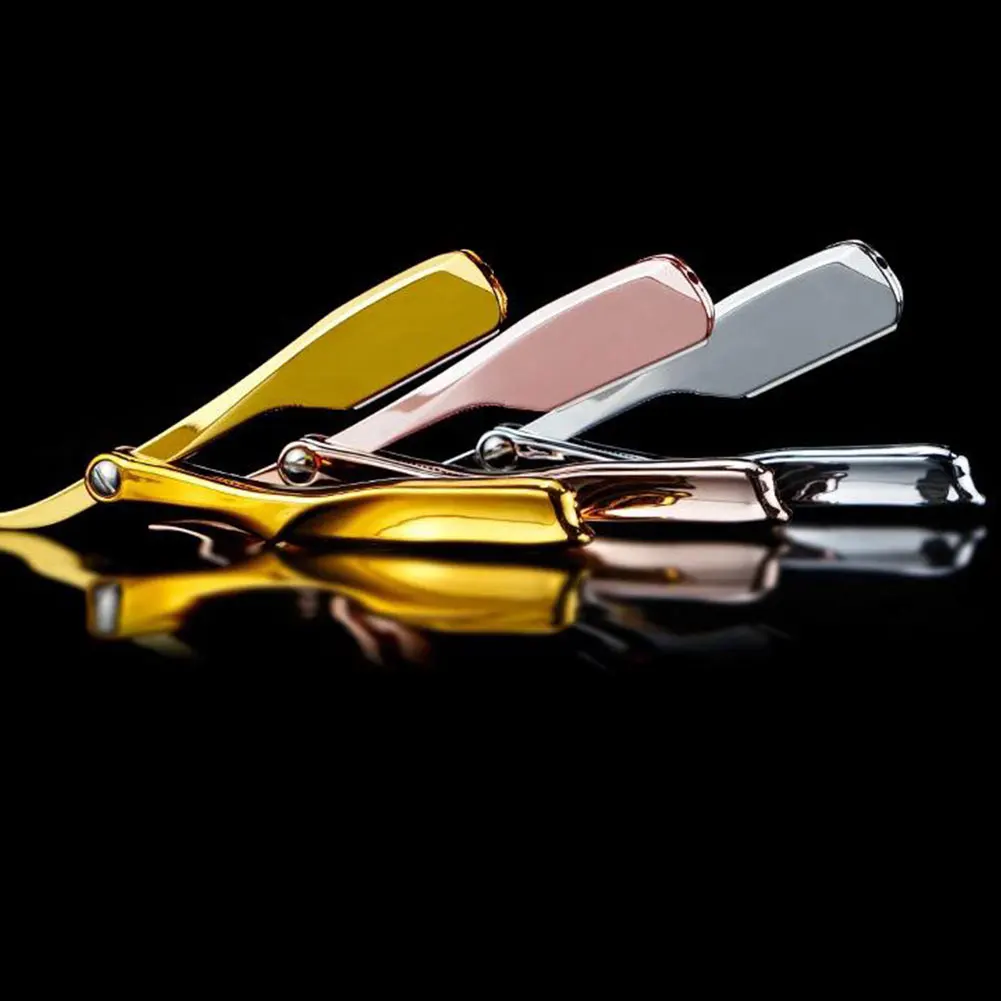 

Manual Beard Razor Folding Hand Salon Hair Shaver Razor Hair Removal Tools (No Shaving Slice) For Salon Baber Accessories