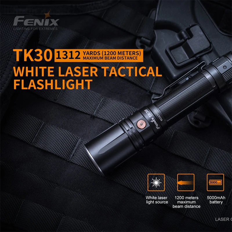 Fenix TK30 высокопроизводительный Тактический светильник-вспышка Макс 500 люменов
