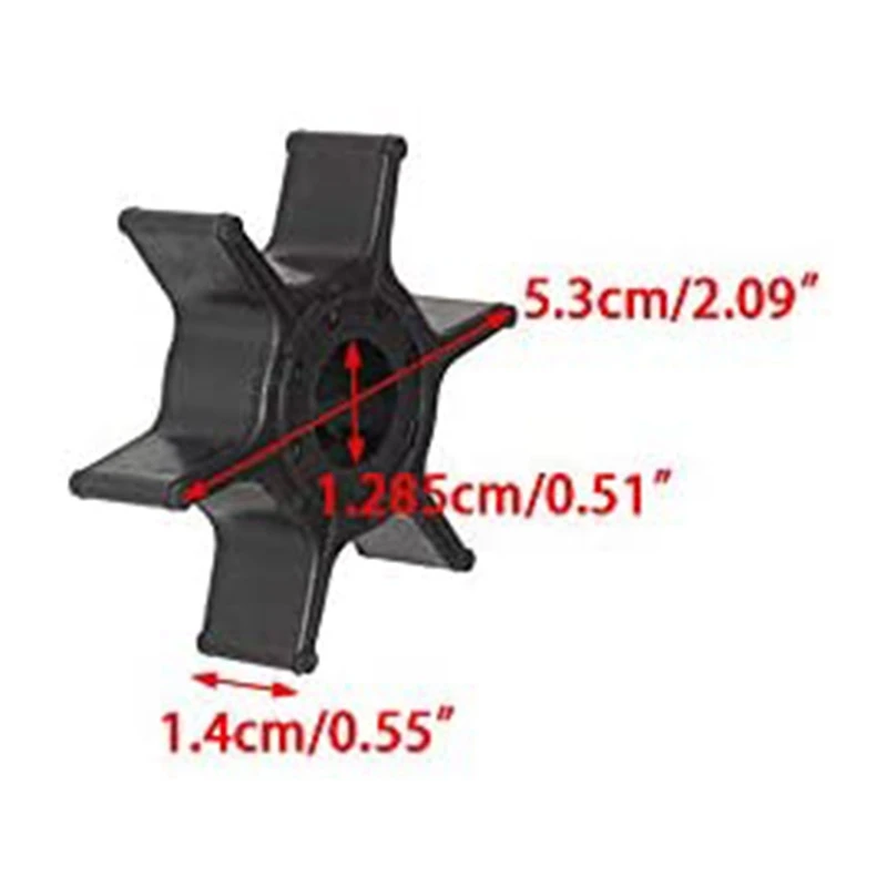 

Outboard 8HP 9.9HP 15HP 20HP Water Pump Impeller 63V-44352-01 Fit for Yamaha