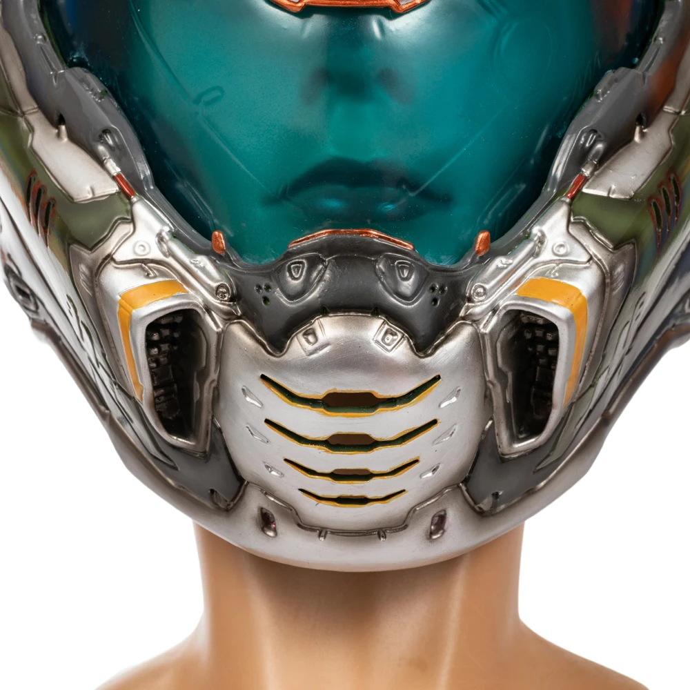 Coslive Doom Eternal Doom Cosplay Resin Helmet Full Head Game Mask Costume Props Halloween Adults images - 6