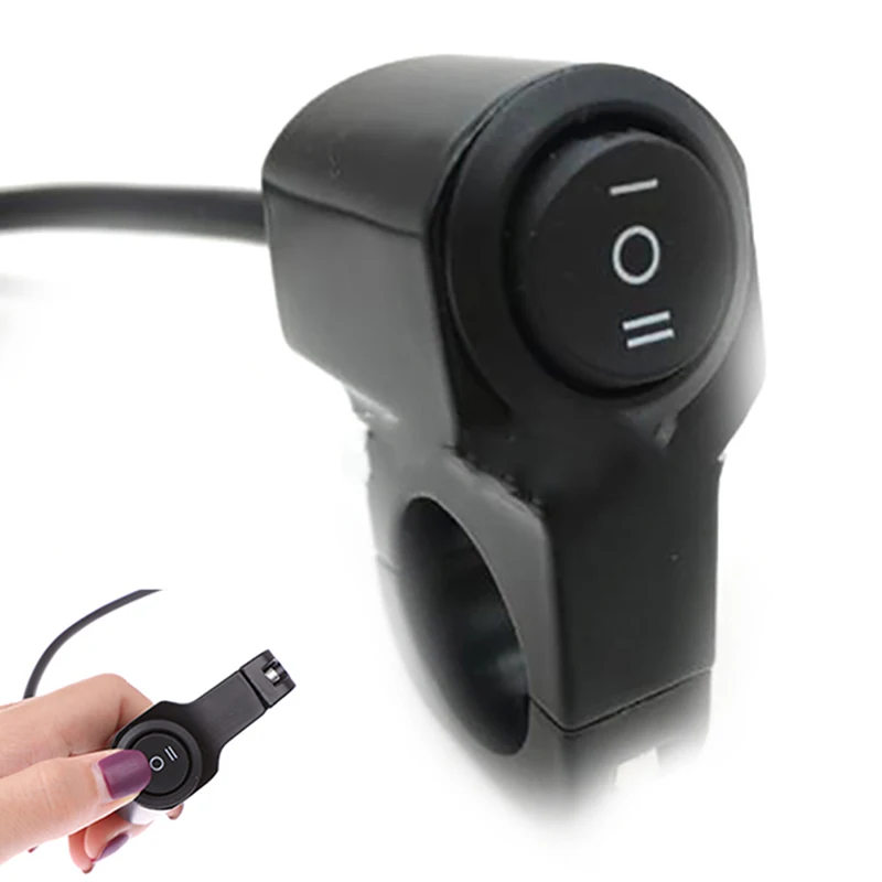 Мотоциклетный руль выключен переключатель 12V Водонепроницаемый ATV головной