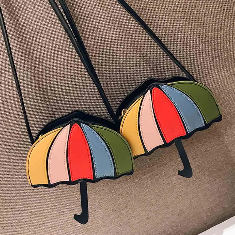 

Women Shoulder Bag Cute Cartoon Umbrella Shape Mini Coin Purse Crossbody Bags Best Sale-WT