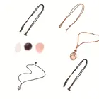 Регулируемый шнур для ожерелья, подвеска для изготовления украшений, подвеска для ожерелья, клетка, веревка, Новинка