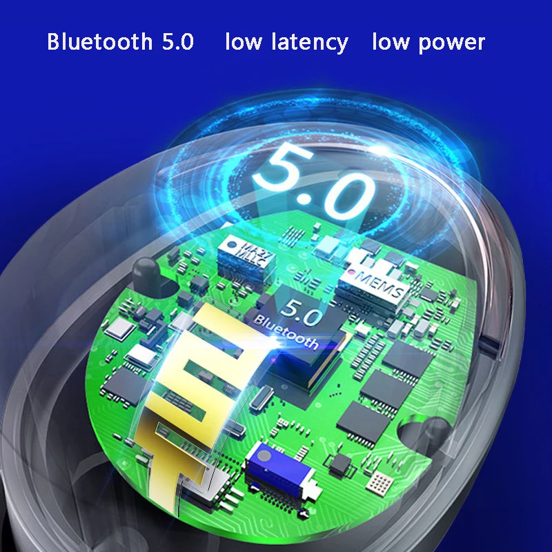 OVEVO Q80 Bluetooth 5 0 два наушника сенсорное управление настоящие беспроводные наушники