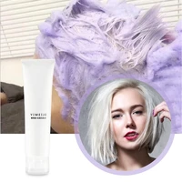 100ml 1pcs professional revitalize effective purple shampoo for blonde hair blonde bleached highlighted shampoo remove yellow