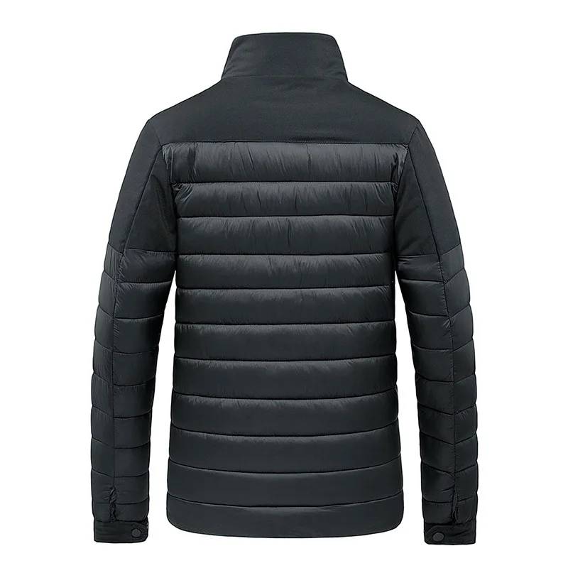 Men's Winter Jacket Stand Collar Cotton Down Jacket Men Parkas Men's Coat Warm Parkas Casual Jackets for Men