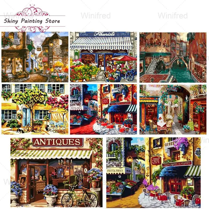 

Алмазная 5D картина «сделай сам», вышивка крестиком, уличный пейзаж, полностью квадратная, круглая, домашний декор, подарок ручной работы
