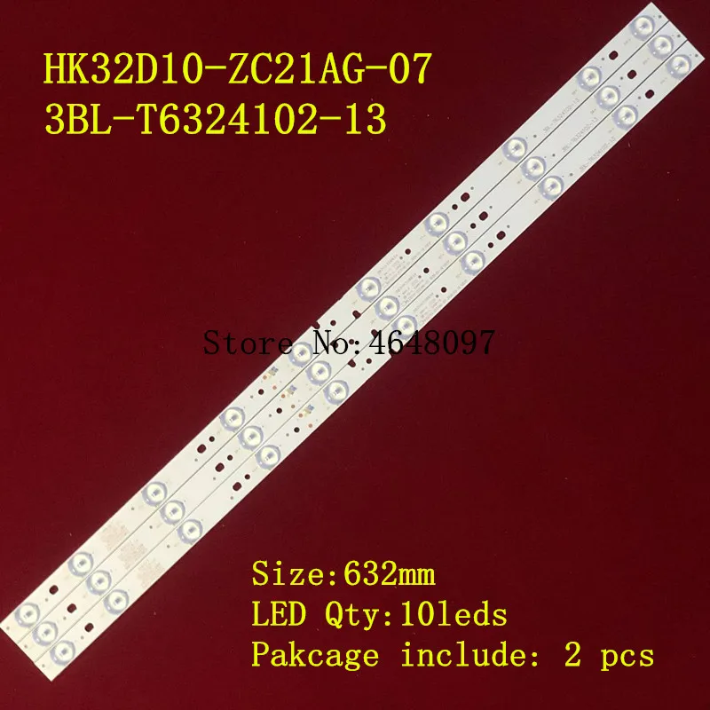 

632MM LED Backlight strip 10 lamp For 32" LCD TV LE32B9000T 3BL-T6324102-13 K32DLT3H HK32D10-ZC21AG-07