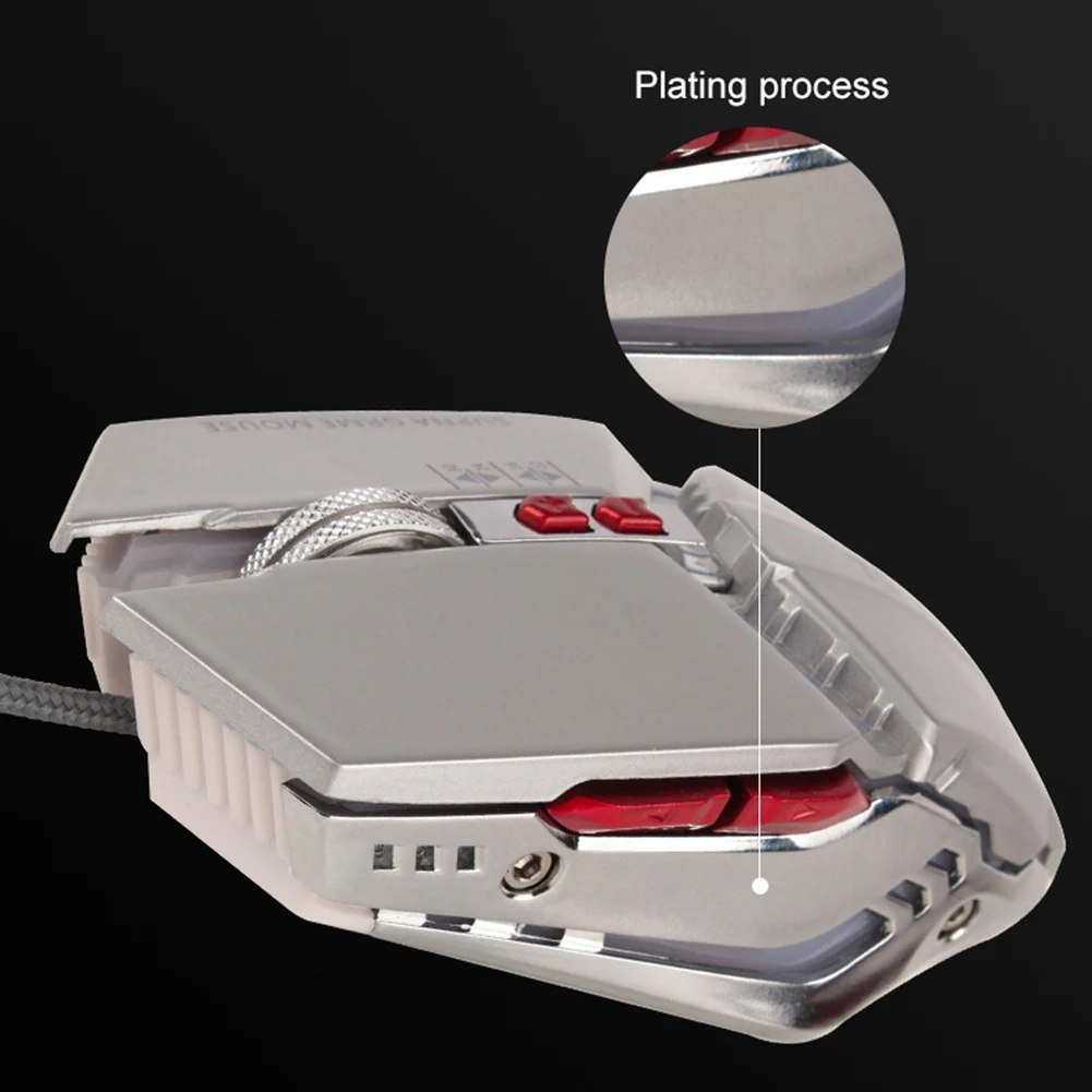

Universal Ergonomic 3200DPI Optical Wired USB Mouse for PC Computer Notebook