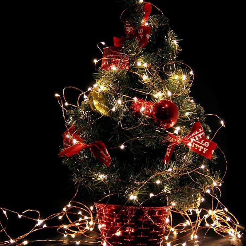 

10M/20M/30M/50M Solar LED Christmas Tree Garland Fairy String Night Light Chain Lamp for Garden Outdoor Wedding Party Decoration