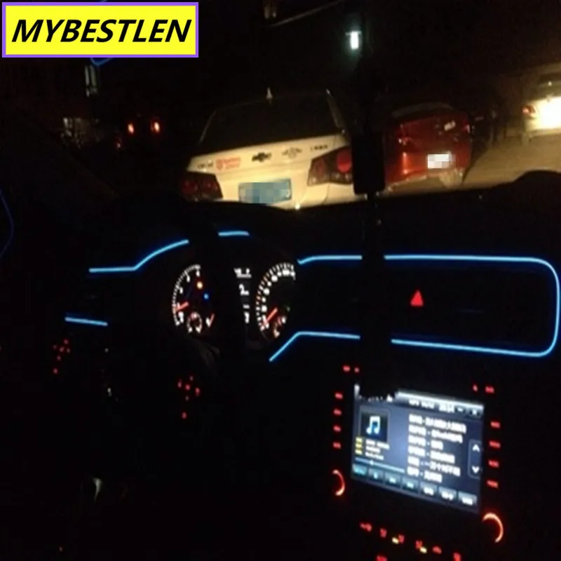 Universal 3M Flexible Neon Light LED Wire Rope Car Styling fit for toyota corolla chr avensis t25 camry prado land cruiser | Автомобили и