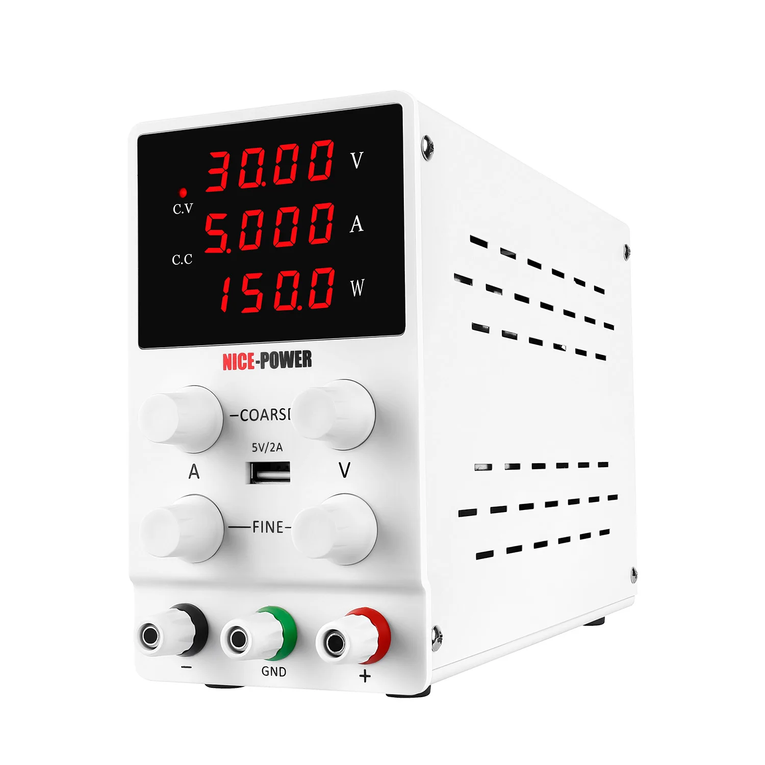 NICE-POWER-SPS305 черный 30 в 5 А 4-значный Регулируемый переключатель В постоянного тока