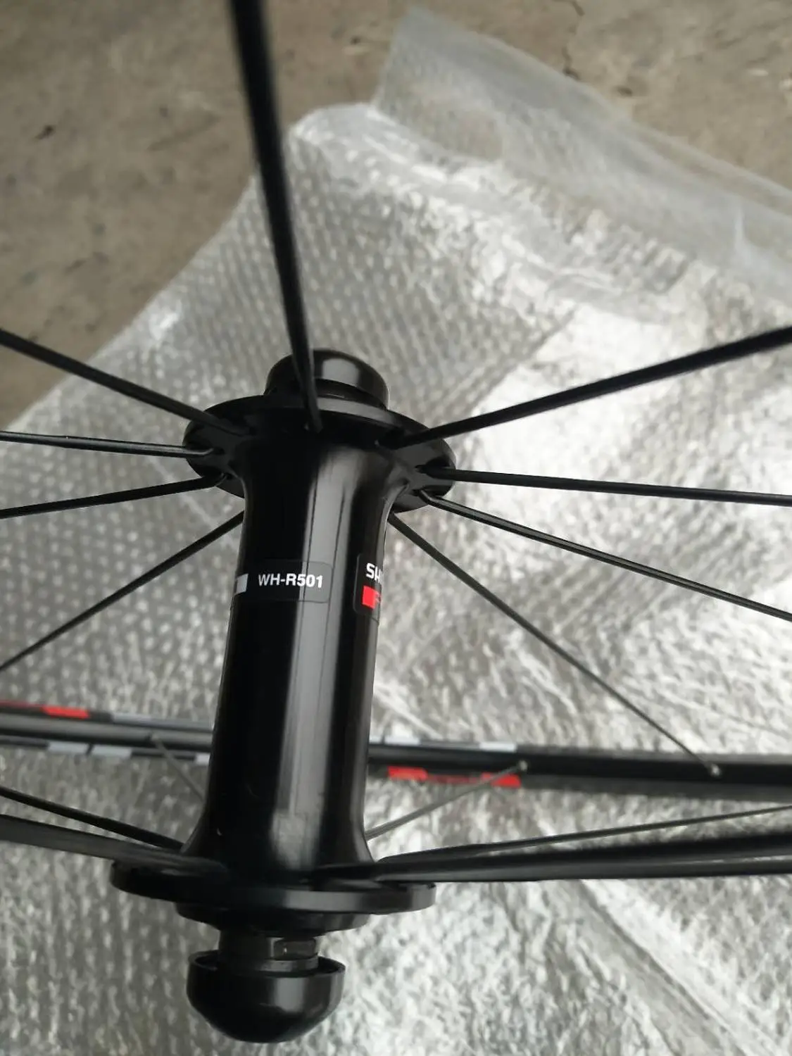 Shimano R501 700C дорожная Передняя и задняя колесная черный красный|Велосипедное