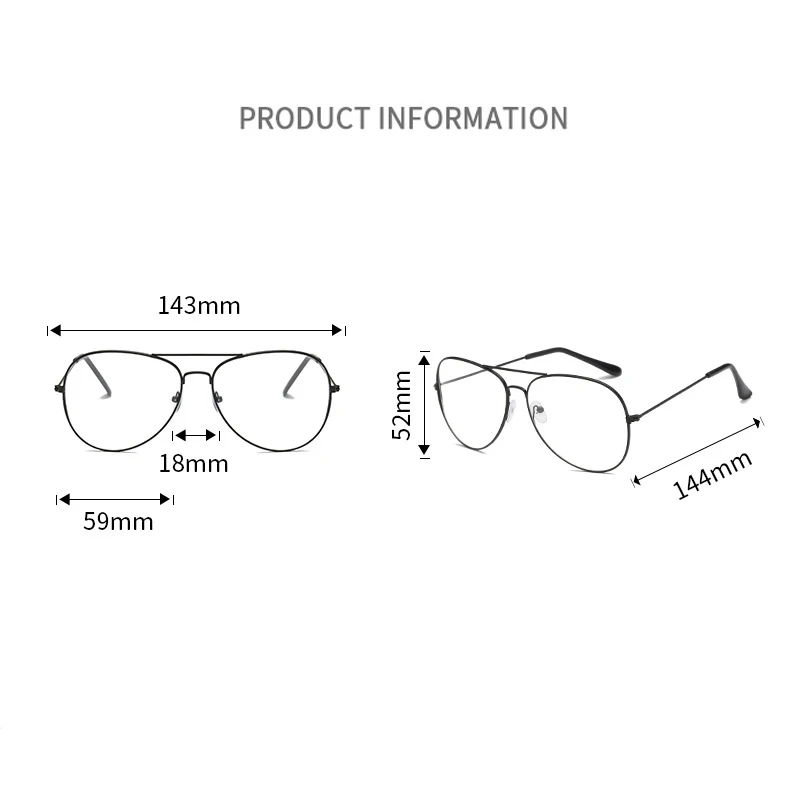 Модные Винтажные Очки в металлической оправе с прозрачными линзами очки ретро