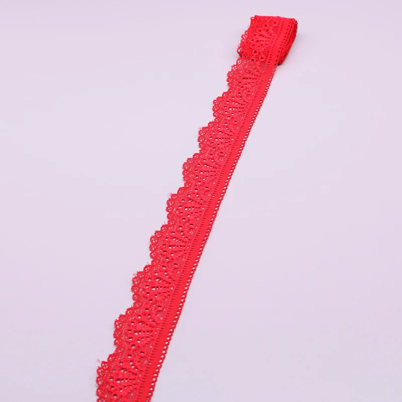 Нежная эластичная кружевная лента с отделкой 30 мм ширина 10 ярдов для шитья