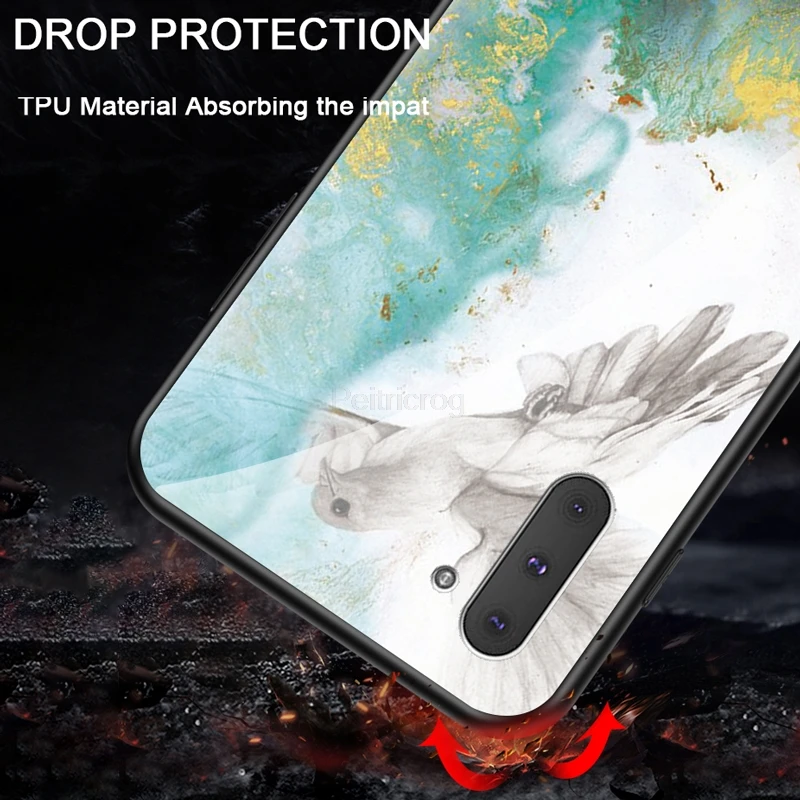 Luxury Marble Emerald Glass Phone Case For Xiaomi 9 SE Redmi K20 Note 8 8T 7 6 10 Pro 5 Plus 7A 8A 6A S2 Protection Cover |