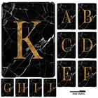 Чехол для планшета Apple IPad 2, 3, 4, Pro, 11 дюймов, 2020, 2018, 10,5 дюйма, IPad 8, 7, 6, 5th, Mini 1, 2, 3, 4, 5Air 3, 1, 2, с рисунком буквы