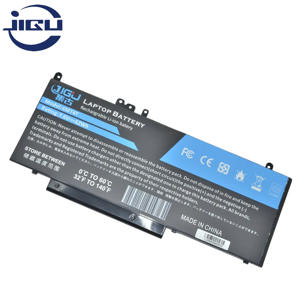 

JIGU Laptop Battery 7.6V 79VRK 7V69Y G5mi0 6MT4T WTG3T For DELL For Latitude E5450 Series E5470 E5550 For CAL021LATIE5470H1780