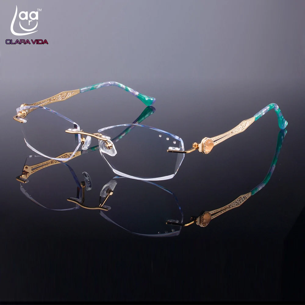 Роскошная Личная индивидуальная ручная оправа из чистого титана