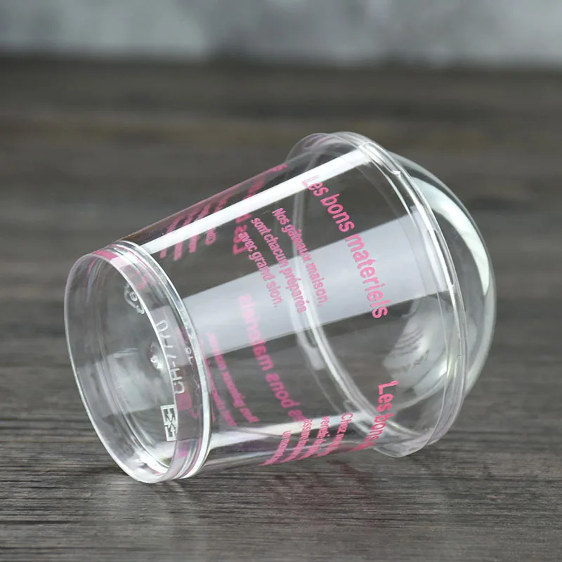 Одноразовые для Мусса Тирамису десертные чашки выпечки с крышкой одноразовые и