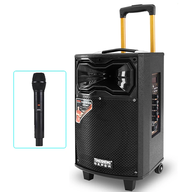 8 дюймовый басовый динамик портативный Bluetooth Сабвуфер Регулируемый ВЧ открытый