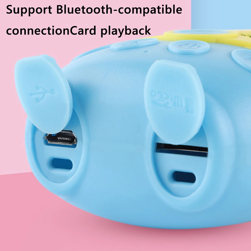

2pcs Walkie Talkie Bluetooth-compatible 5.0 Cartoon Radio Toys Kids Mini Baubles Handheld Transceiver for Kids Birthday Gifts