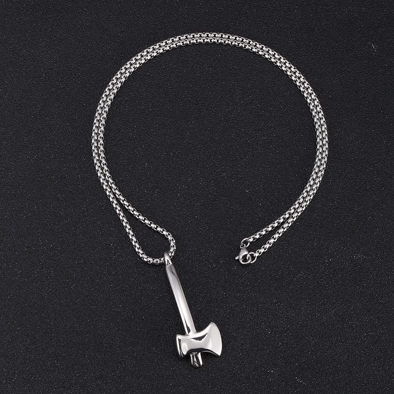 В стиле хип-хоп персонализированные серебряная подвеска в виде топорика