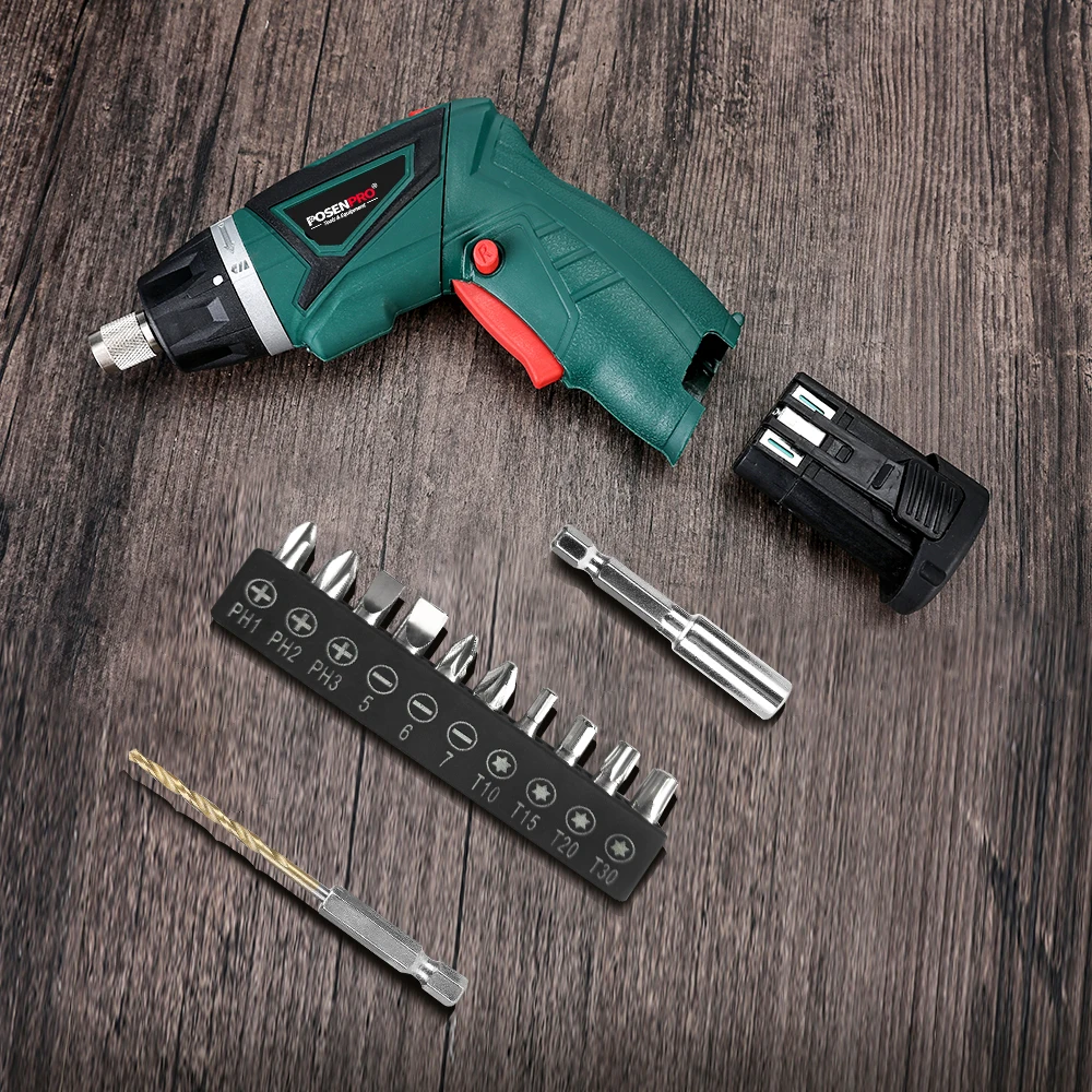 

3.6v/7.2v Lithium-Ion Cordless Electric Screwdriver Household Multifunction Drill/Driver Power Gun Tool Led Light Tools