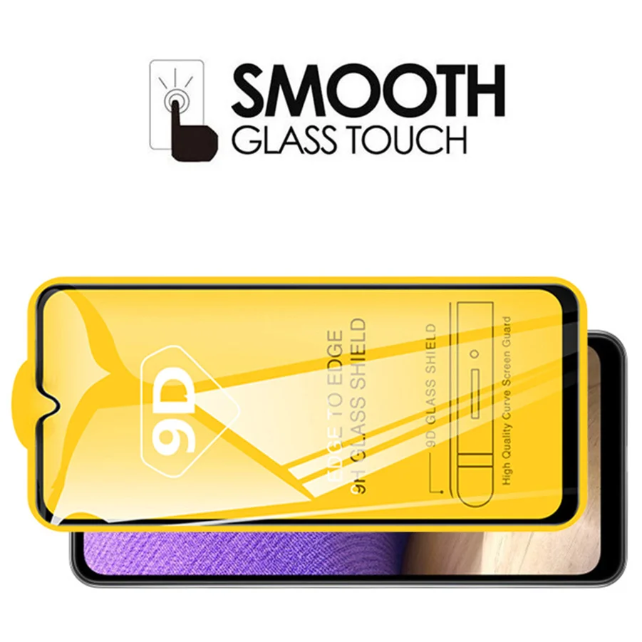 

4-in-1 9D Tempered Glass for Samsung Galaxy A51 A52 A71 A21S A72 A32 Screen Protector for Samsung S21 Plus A50 M51 M31 Lens Film