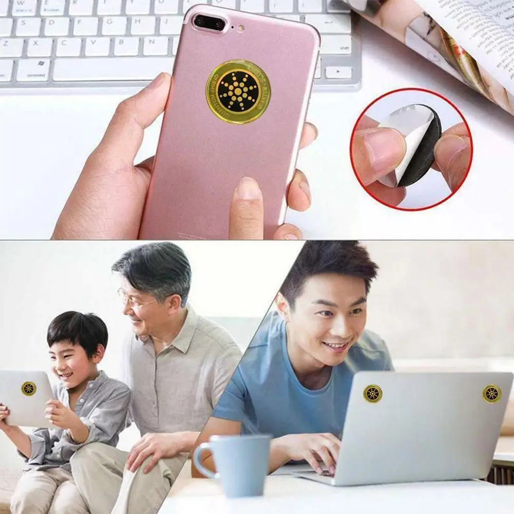 1 шт. наклейка с защитой от излучения квантовая EMF для ноутбука телефона Z1E3 |