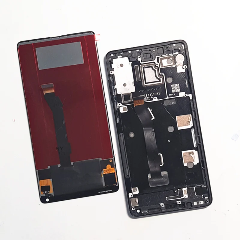 ЖК дисплей 5 99 дюйма с рамкой для Xiaomi MI Mix 2S сенсорным экраном и дигитайзером в