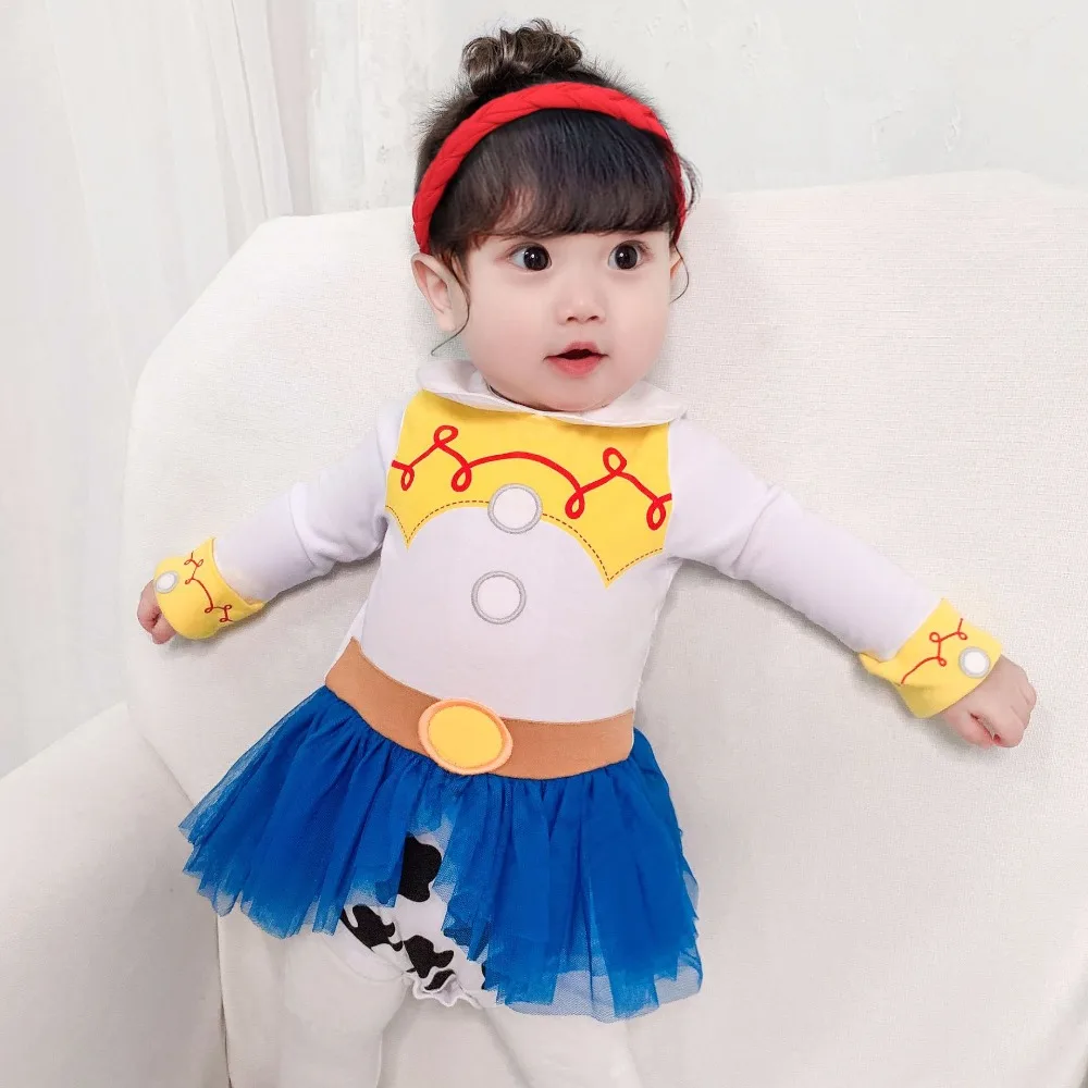 

Newborn Baby Costume Girls Romper Dresses Baby Dress 1st Birthday Party Princess Cartoon Baby Clothes For Infant Baptism Dress