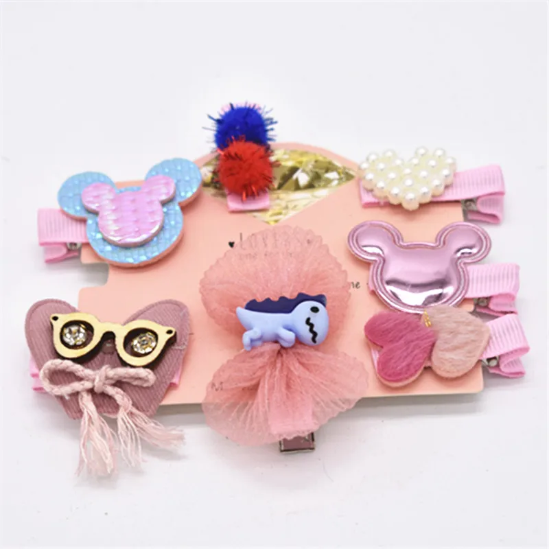 6 шт./комплект детские заколки для волос | Аксессуары одежды