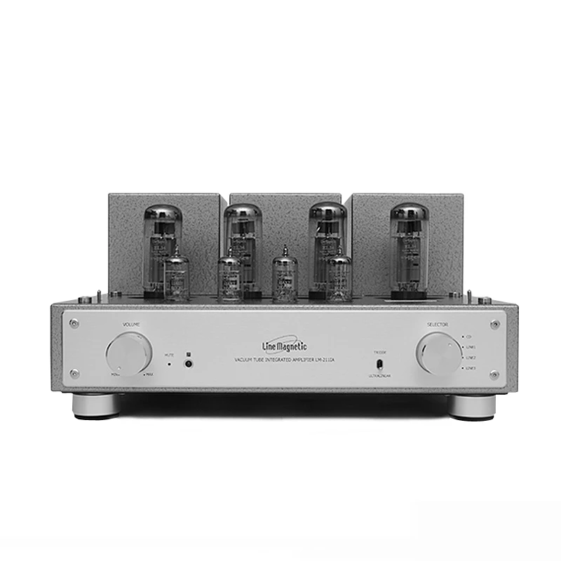 

LM-211IA HIFI combined tube amplifier, EL34 bile push-pull, 15W+15W (RMS), 10Hz ~ 50kHz (-1.5dB), distortion 1% (1kHz)