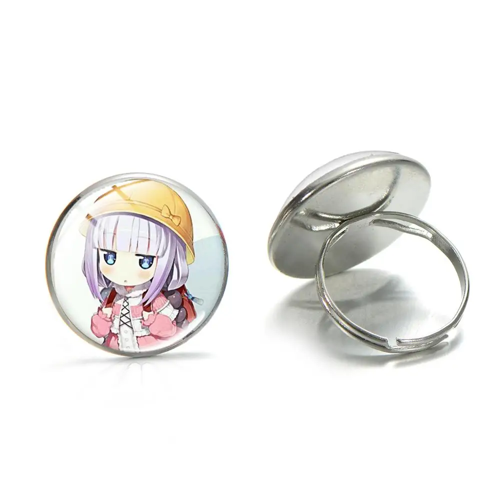 Кольцо SINA с изображением милой горничной девушки фотографий дракон мисс Кобаяси