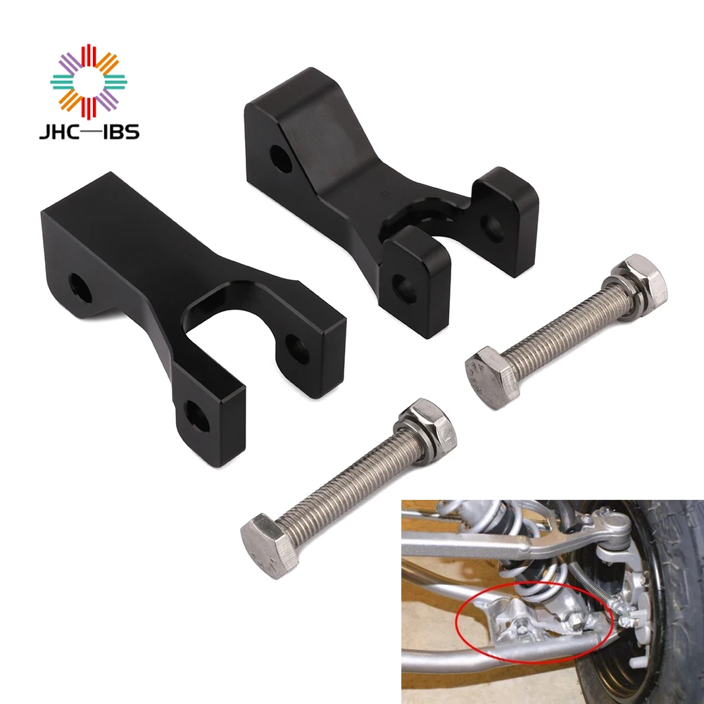 Мотоциклетный ЧПУ Черный алюминиевый комплект для опускания регулируемый HONDA