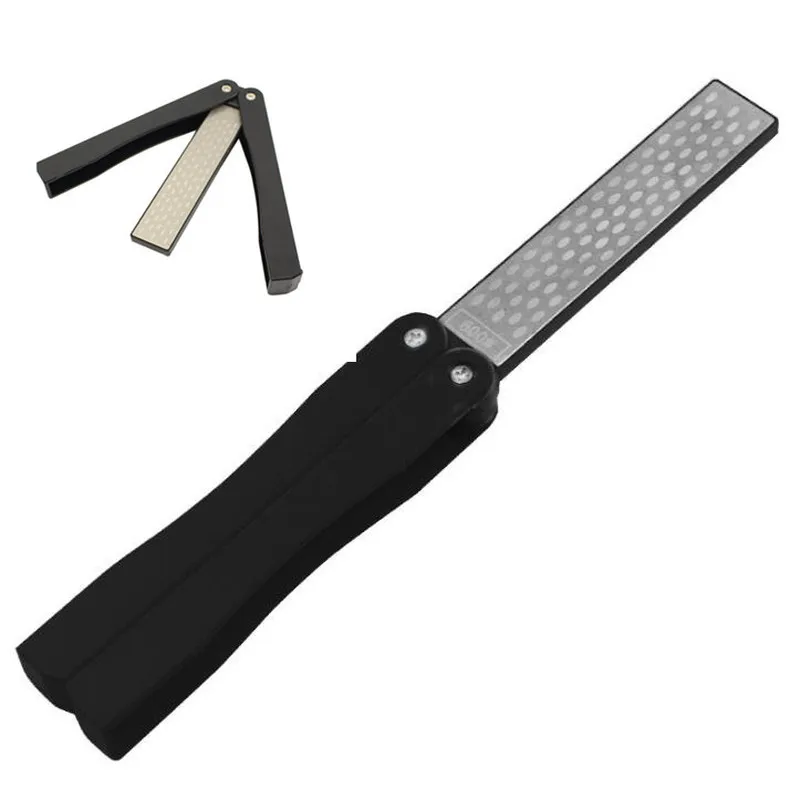 1 шт. портативный Алмазный двусторонний точильный камень 400 #600 # 5 дюймов складной