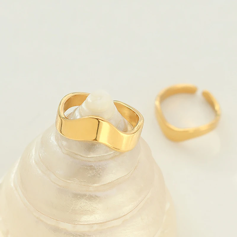 

Punk Hip Hop Open Vintage Irregular Rings for Women Titanium Steel Jewelry Wholesale Anillos Acero Inoxidable Mujer Bague Femme